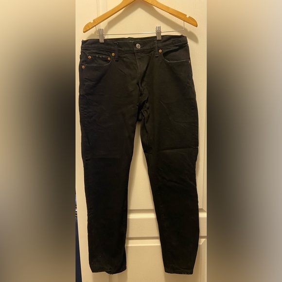 Abercrombie 90s Slim Mens Jeans 33x30 Black - Picture 1 of 1